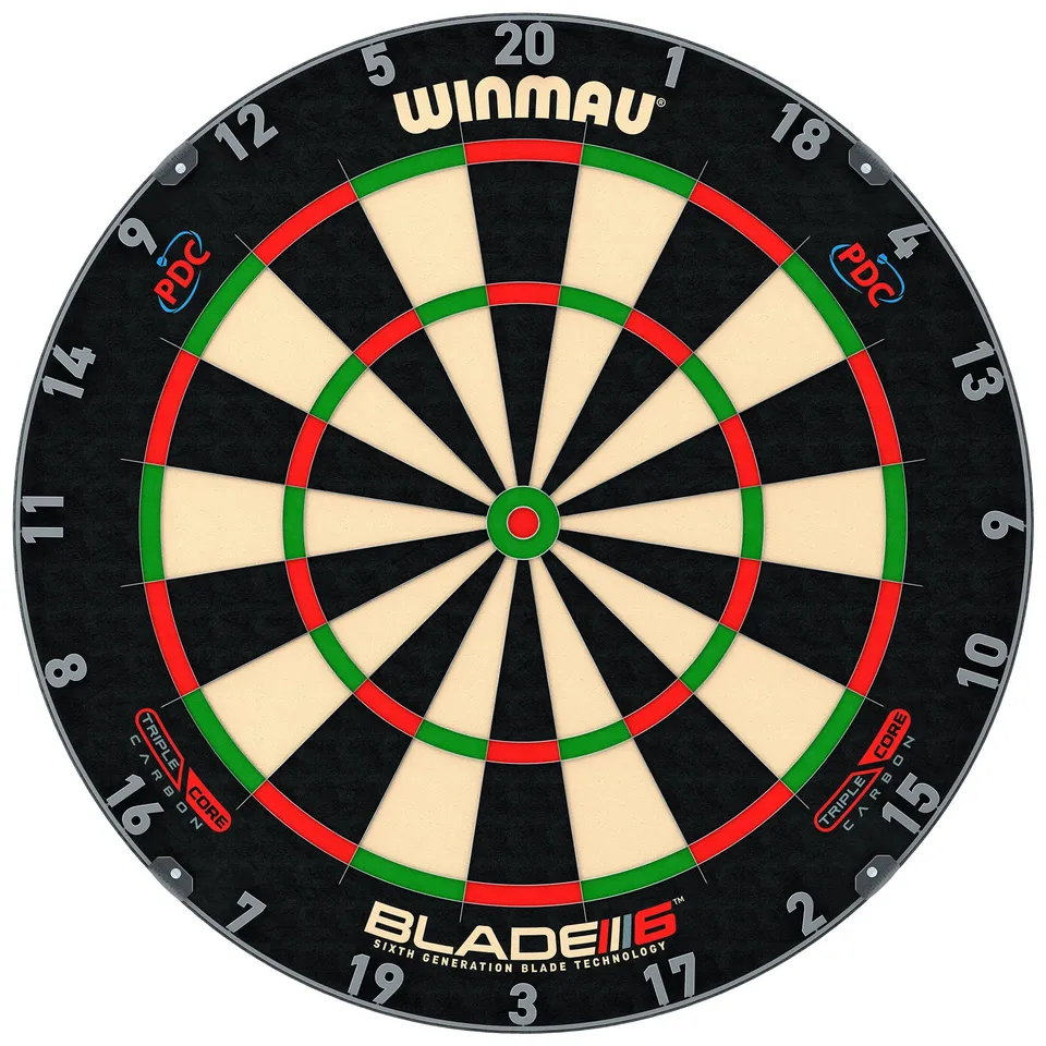 winmau-blade-6-triple-core-cible-de-fl-chettes-sisal-professionnelle image 1