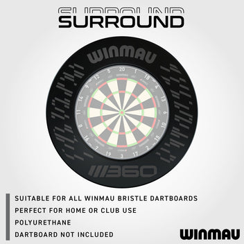 winmau-blade-360-surround-black-cercle-de-protection image 3