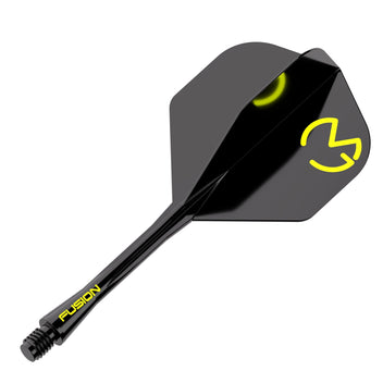 winmau-fusion-2-vol-int-gr-avec-tige-mvg-design-noir-et-vert image 3