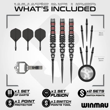 winmau-fornax-90-switch-point-fl-chettes-pointe-acier-torpedo image 3