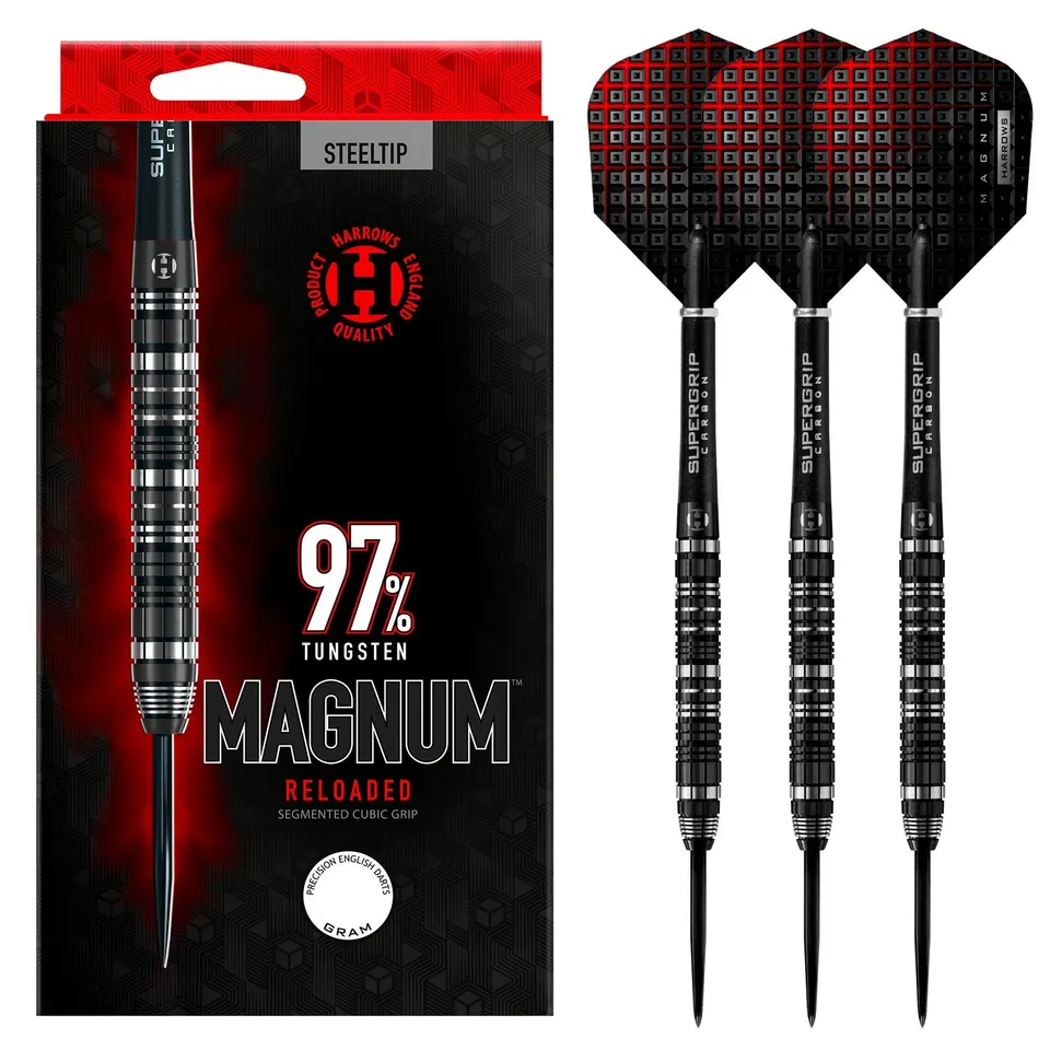 harrows-magnum-reloaded-97-tungst-ne-fl-chettes-pointe-acier image 1