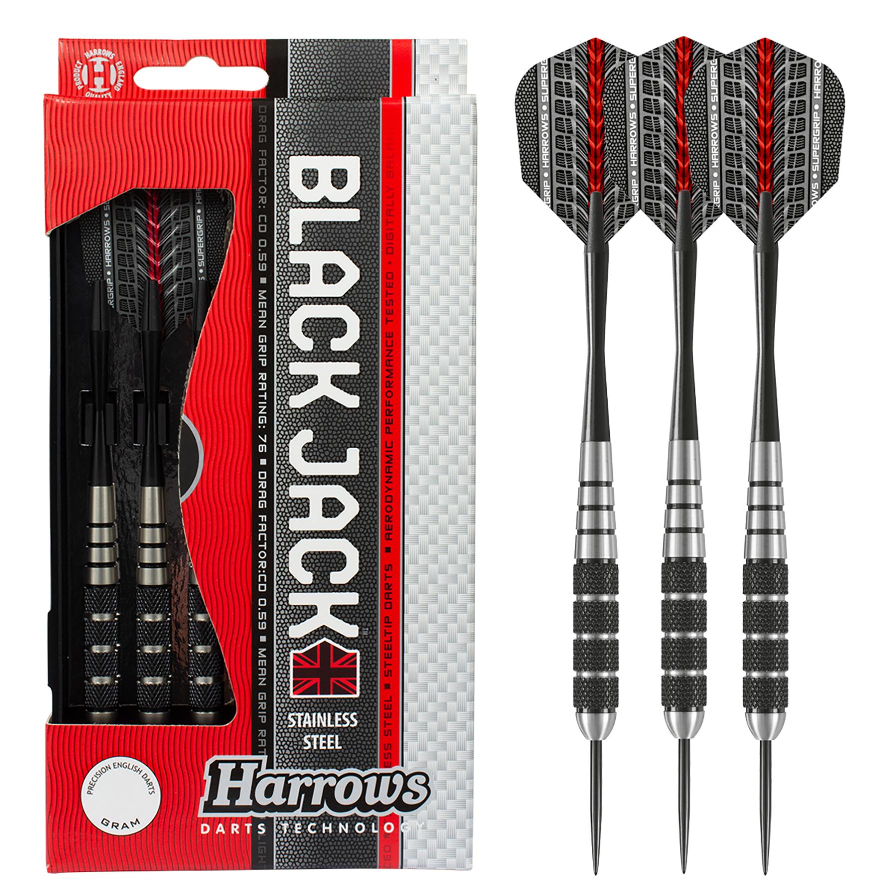 harrows-black-jack-fl-chettes-pointe-acier image 1
