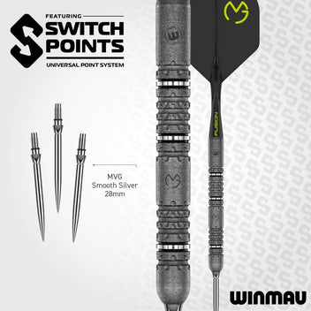 winmau-michael-van-gerwen-se-90-switch-point-fl-chettes-pointe-acier image 6