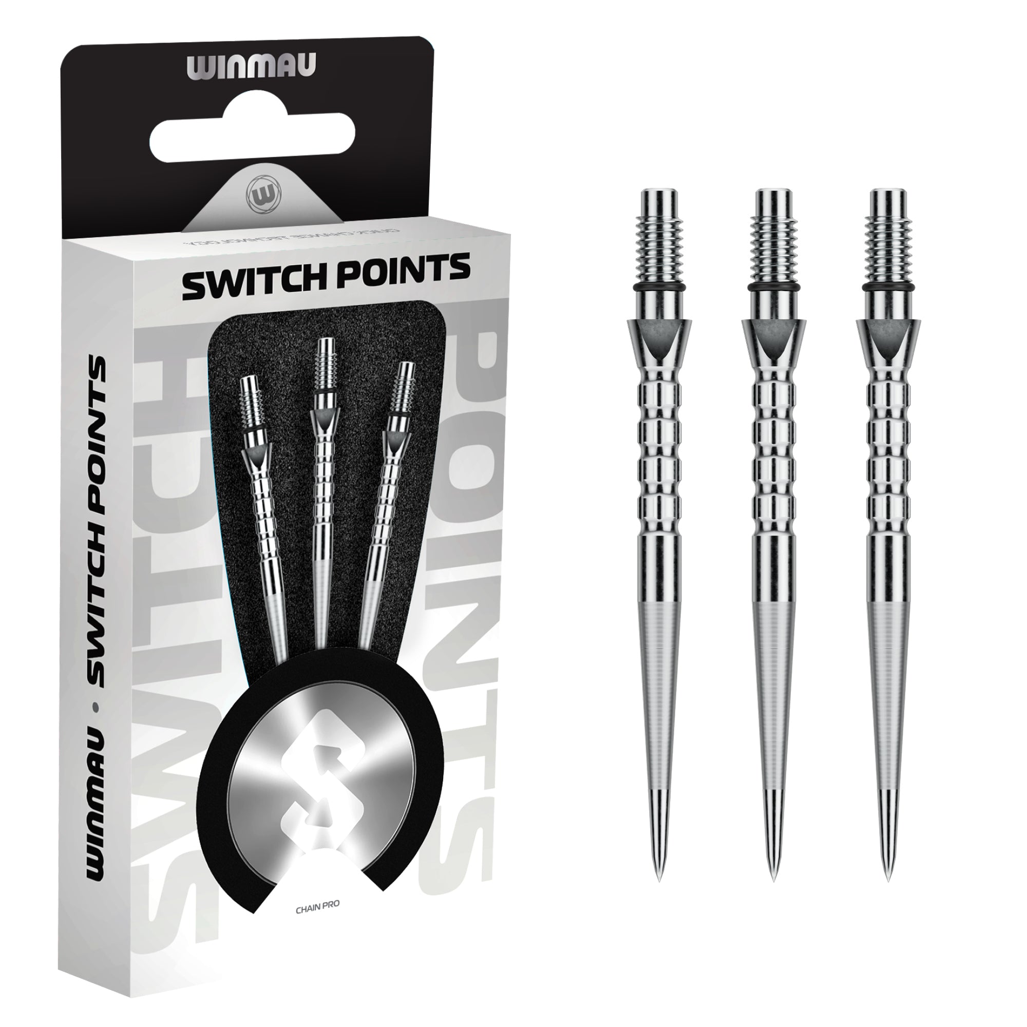 winmau-switch-points-chain-silver-effect-pointes-interchangeables-textur-es image 2