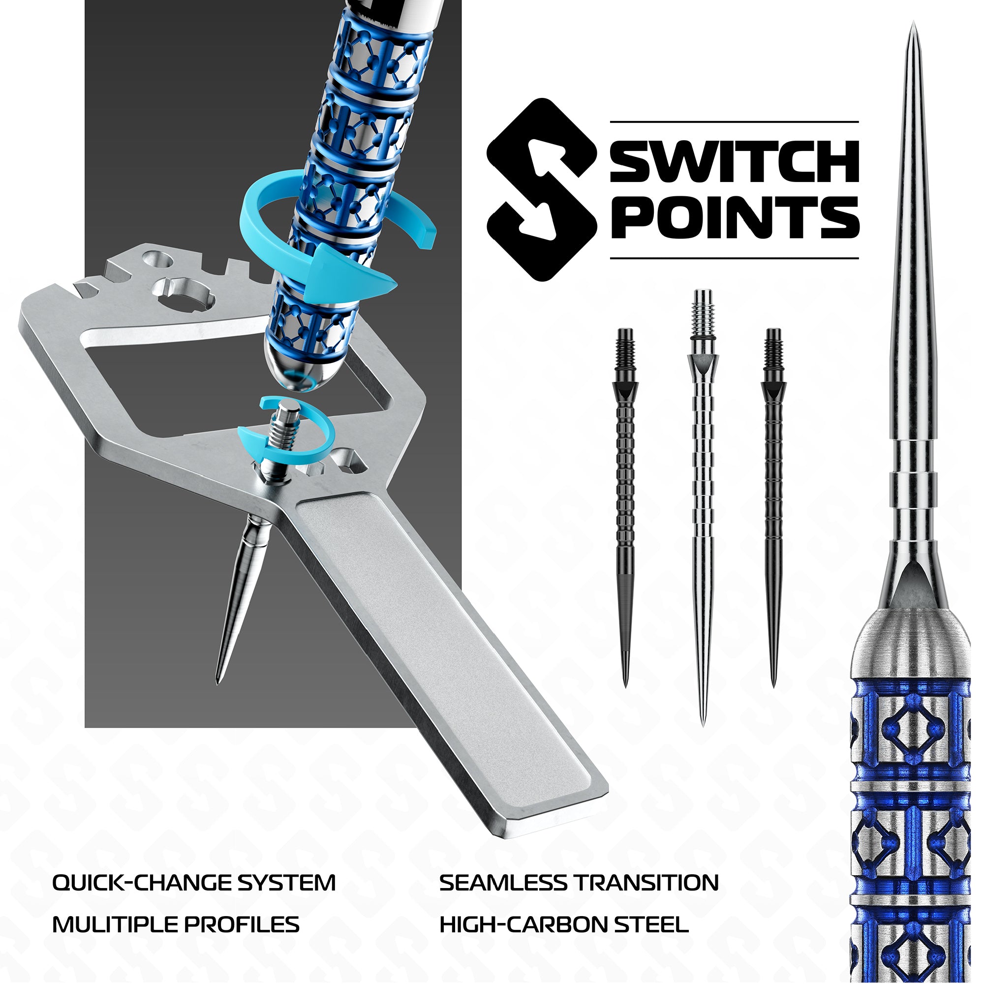 winmau-switch-points-multi-function-tool-outil-acier-multifonction image 2