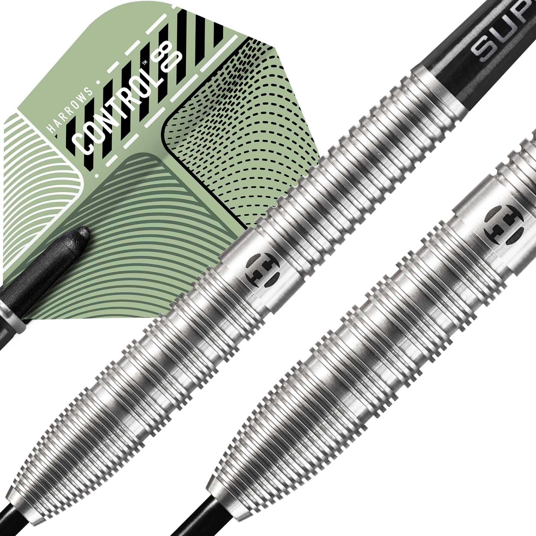 harrows-control-80-fl-chettes-pointe-acier-effil-es-21g-23g-24g-tungst-ne image 3