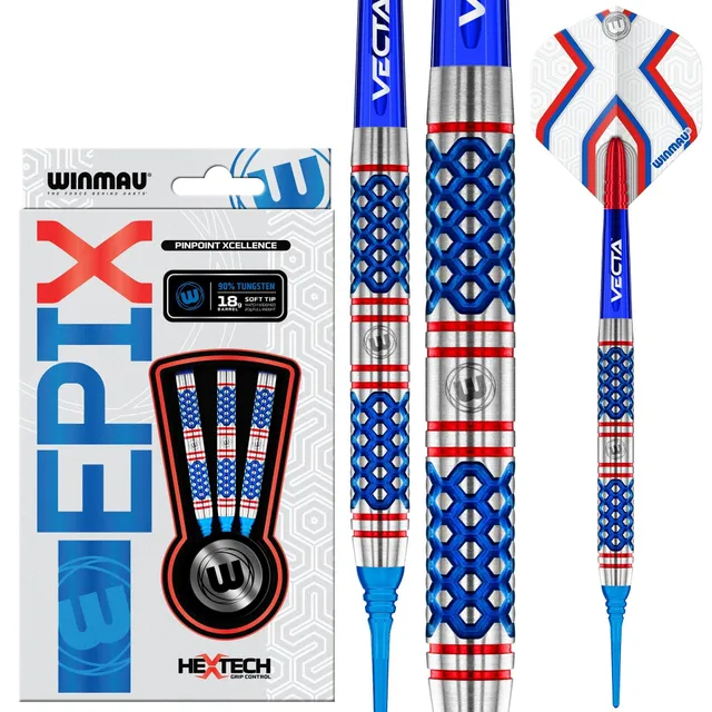 winmau-epix-soft-tip-fl-chettes-pointe-souple-pour-cible-lectronique image 1