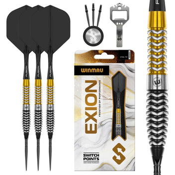 winmau-exion-90-tungst-ne-torpedo-switch-point-fl-chettes-acier image 2