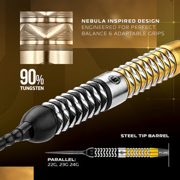 winmau-exion-fl-chettes-switch-point-parallel-noir-et-or image 5