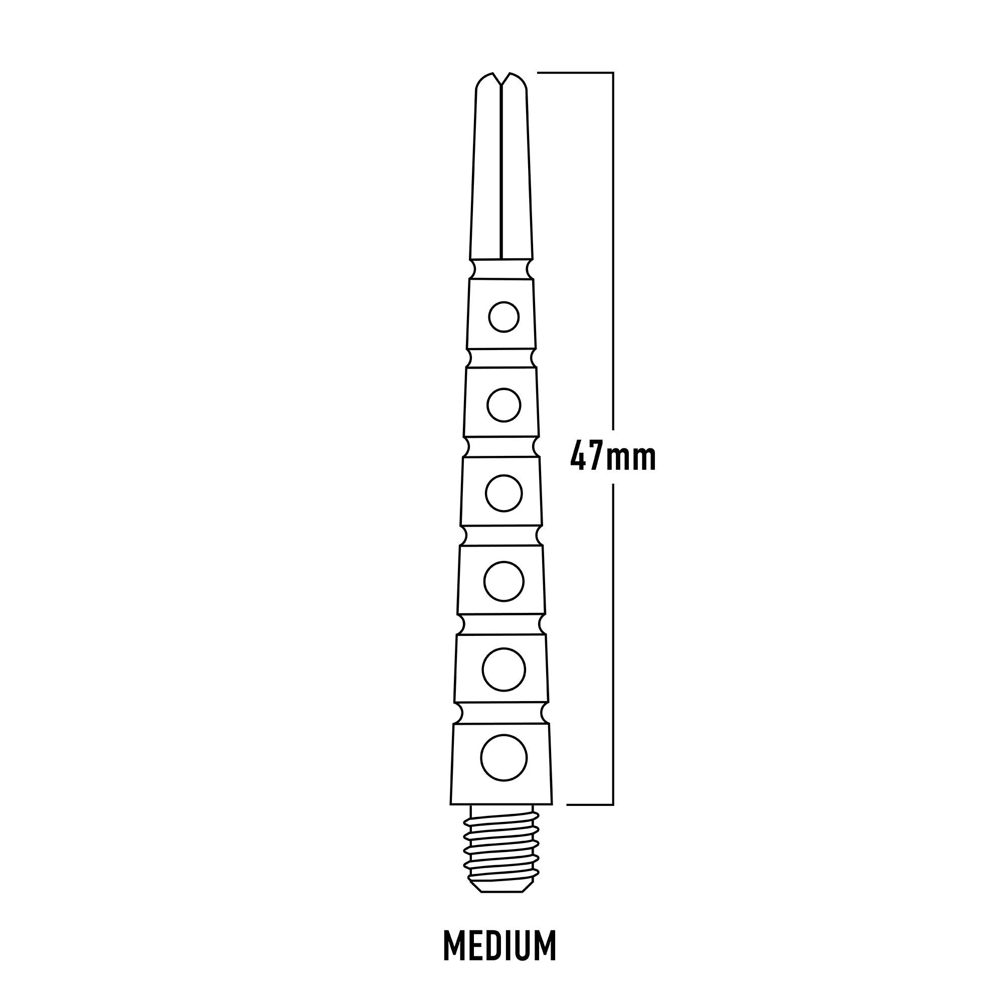 harrows-graflite-tiges-aluminium-midi-41mm image 2