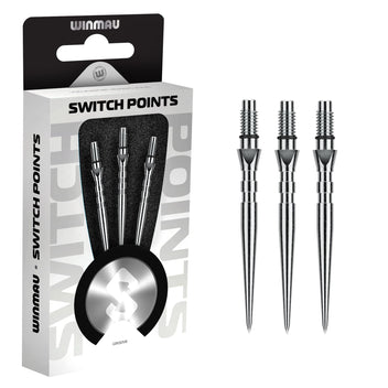 winmau-switch-points-de-rechange-grooved-silver image 2