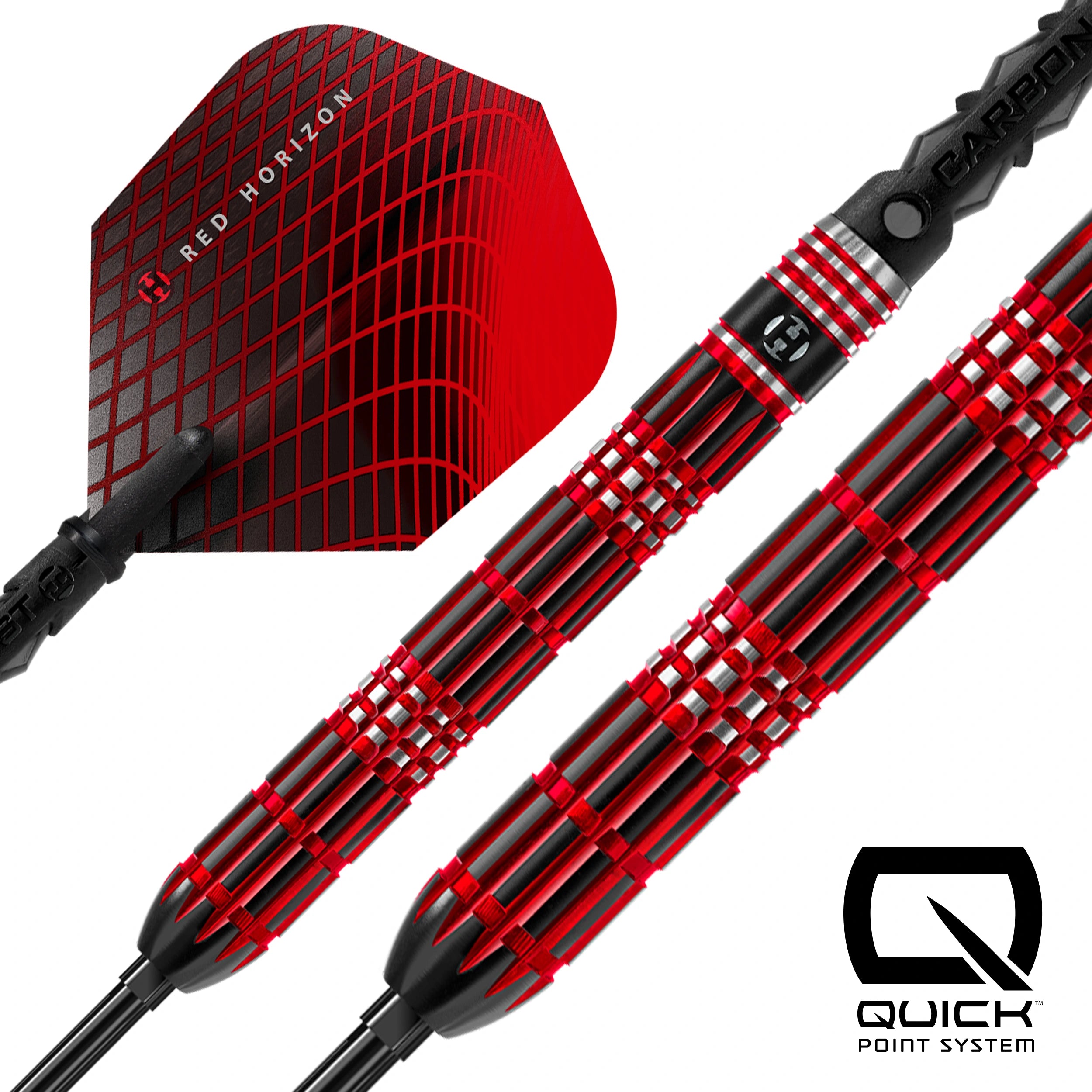 harrows-red-horizon-90-fl-chettes-pointe-acier-quick-point-21g image 2