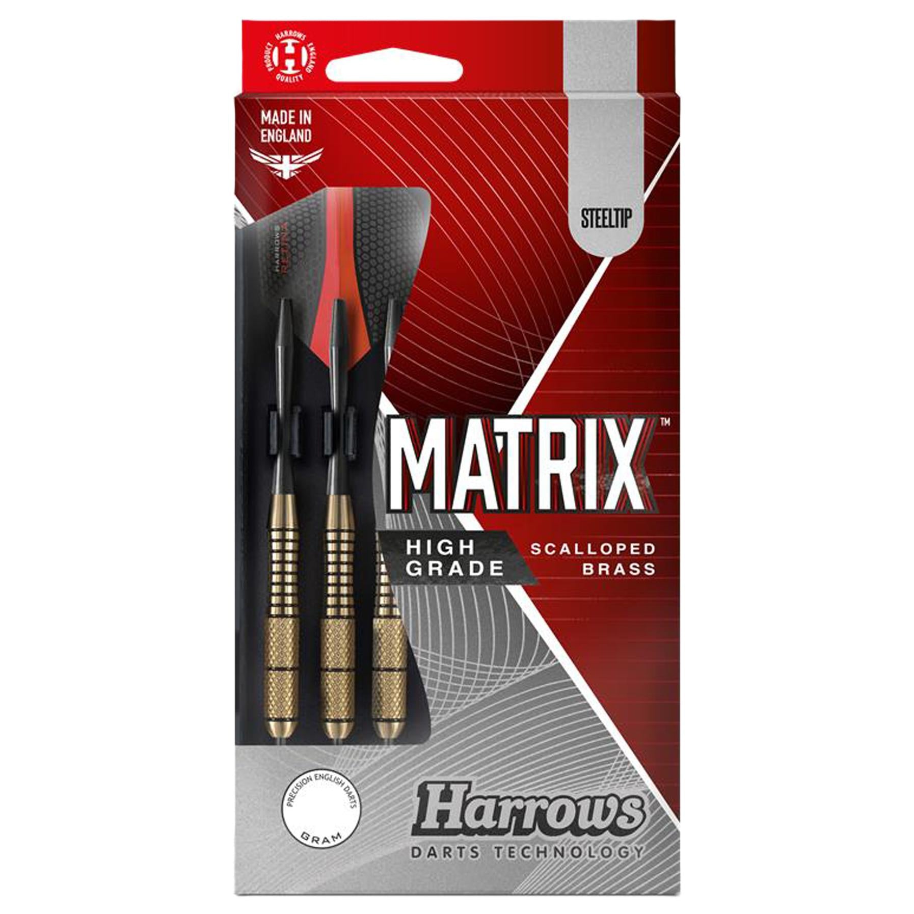 harrows-matrix-fl-chettes-acier-pointes-fixes-en-laiton-f-ts-contour-s-couleur-c image 5