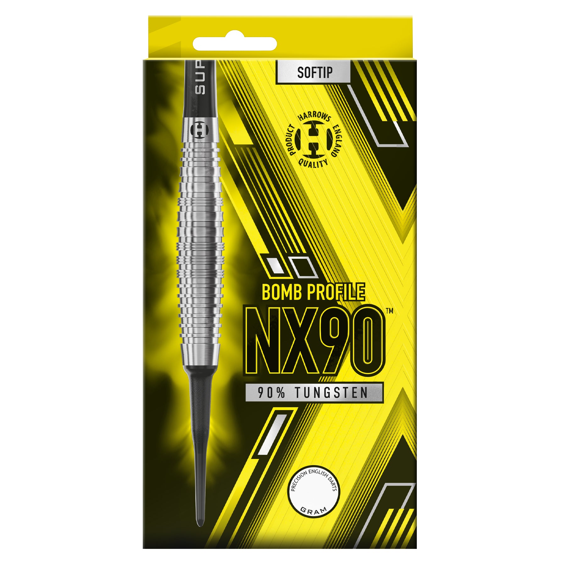 harrows-nx90-bomb-90-fl-chettes-pointe-souple-soft-tip image 5