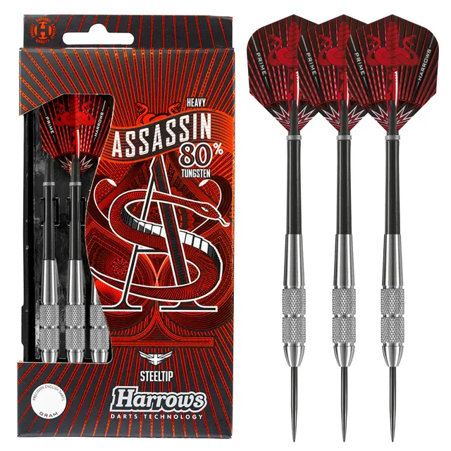 harrows-assassin-80-28gk-fl-chettes-pointe-acier-tungst-ne image 1
