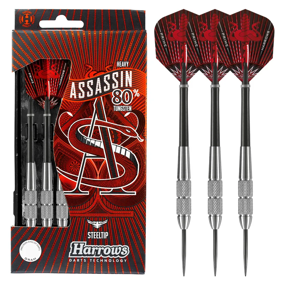 harrows-assassin-80-28gk-fl-chettes-pointe-acier-tungst-ne image 1