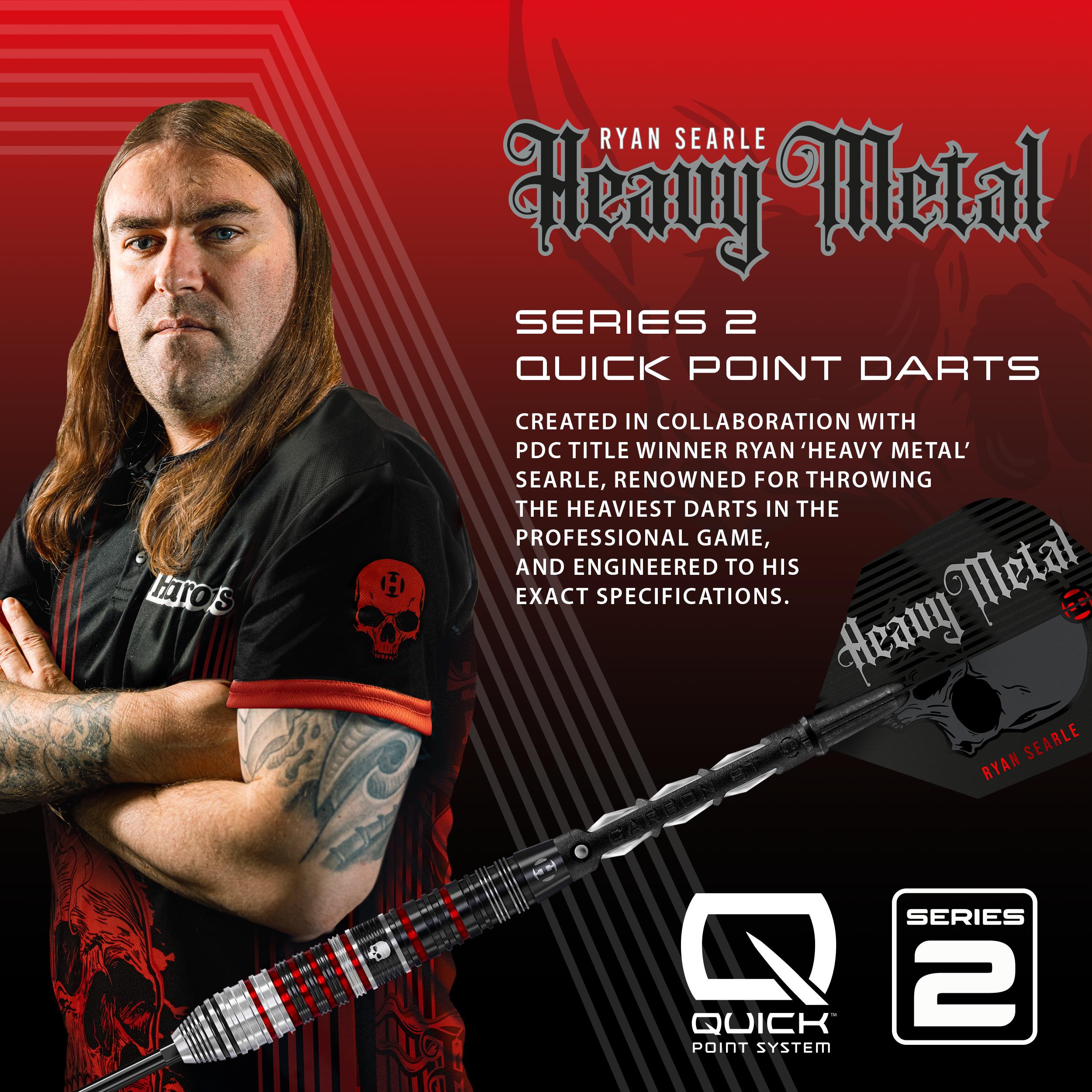harrows-ryan-searle-90-series-2-quick-point-fl-chettes-acier image 5