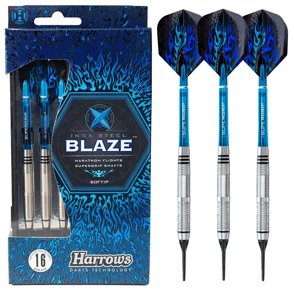 harrows-blaze-style-b-soft-tip-fl-chettes-pointe-souple-tungst-ne image 1