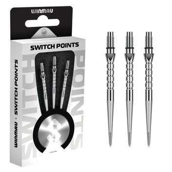 winmau-switch-point-chain-silver-effect-pointes-de-fl-chettes-interchangeables image 2