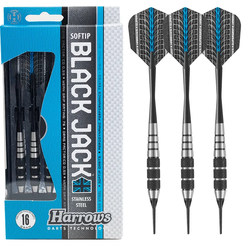harrows-black-jack-fl-chettes-pointe-souple image 1