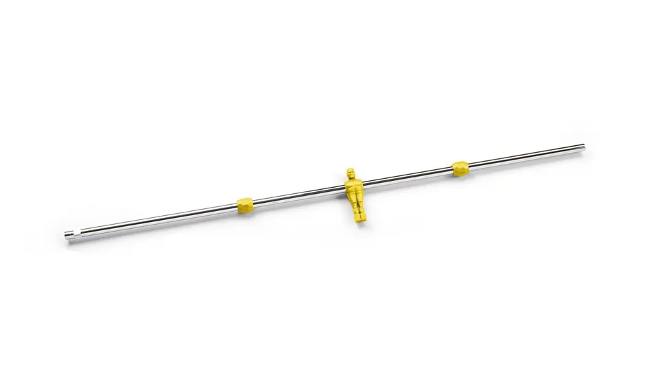 fas-pendezza-barre-1-joueur-passante-16-mm-pour-baby-foot image 1