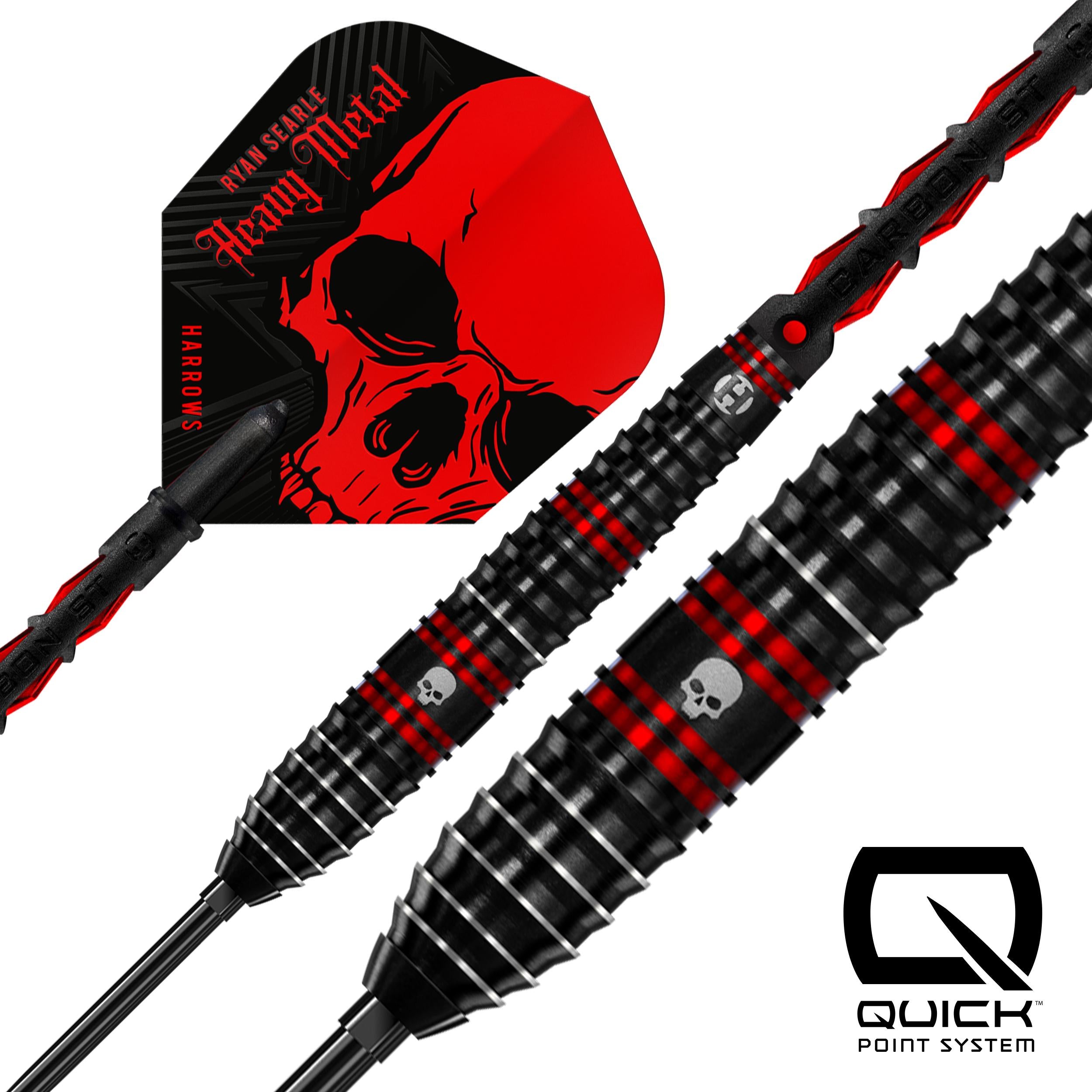 harrows-ryan-searle-90-quick-point-series-1-fl-chettes-pointe-acier image 3