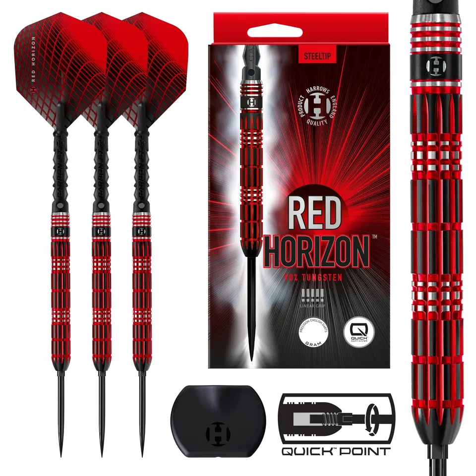harrows-red-horizon-90-fl-chettes-pointe-acier-quick-point-21g image 1