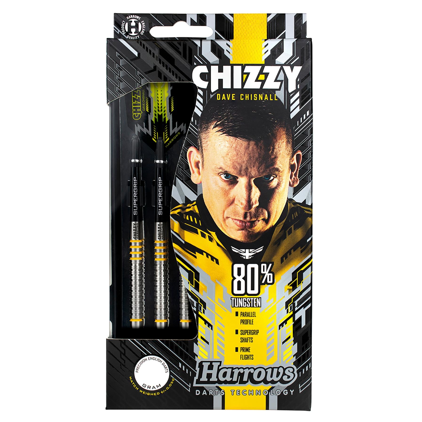 harrows-chizzy-80-fl-chettes-pointe-acier-dave-chisnall image 5