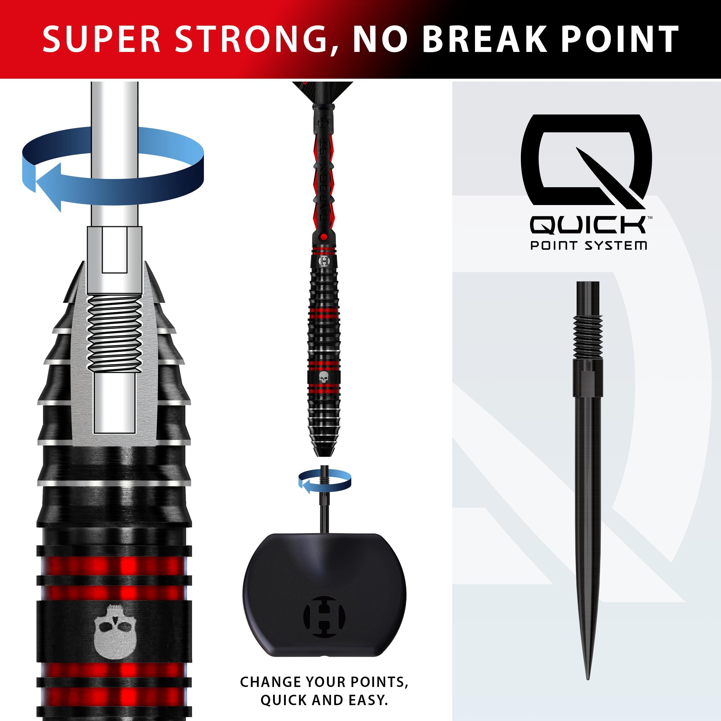 harrows-ryan-searle-90-quick-point-series-1-fl-chettes-pointe-acier image 2