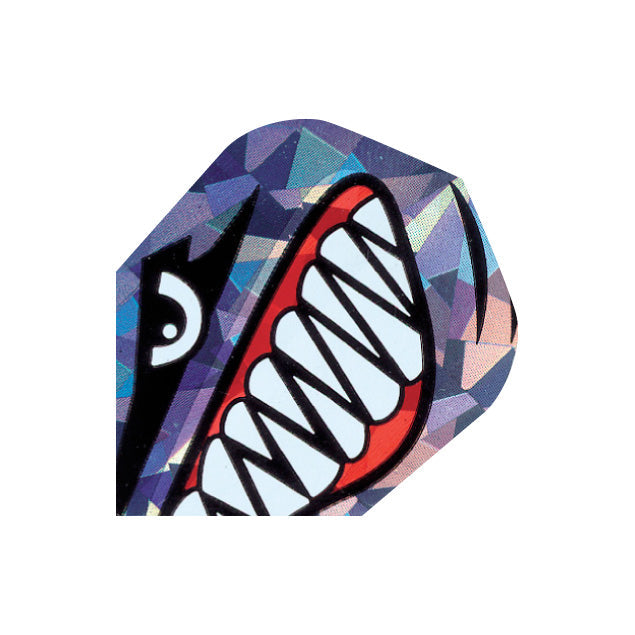 harrows-hologram-shark-teeth-ailette-de-fl-chettes image 1