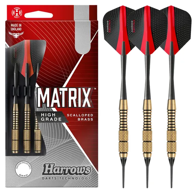 harrows-matrix-fl-chettes-pointes-souples-en-laiton-f-ts-contour-s-poids-au-choi image 1