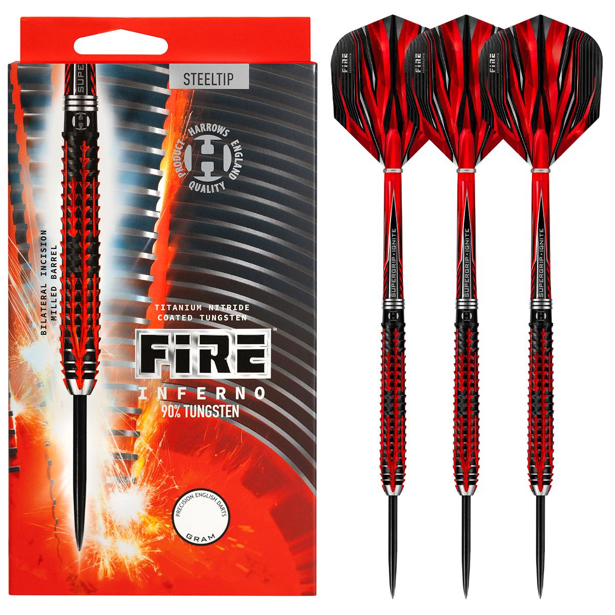 harrows-fire-inferno-90-fl-chettes-pointe-acier image 1