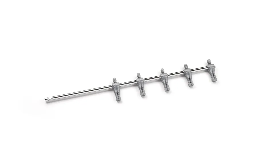 fas-pendezza-barre-rentrante-5-joueurs-ext-rieur-16-mm-pour-baby-foot image 1
