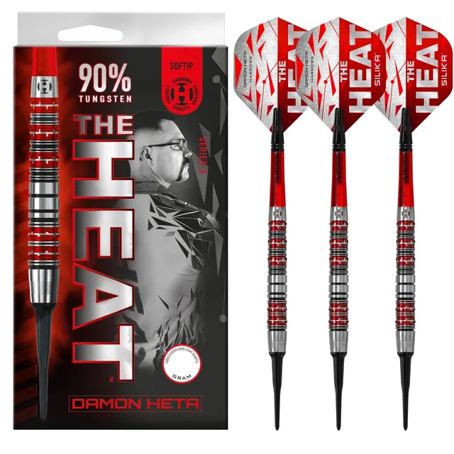 harrows-damon-heta-series-3-90-fl-chettes-pointe-souple-soft-tip image 1