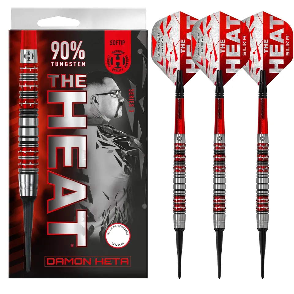 harrows-damon-heta-series-3-90-fl-chettes-pointe-souple-soft-tip image 1