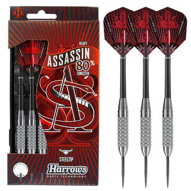 harrows-assassin-80-38gk-fl-chettes-pointe-acier-steel-tip image 1
