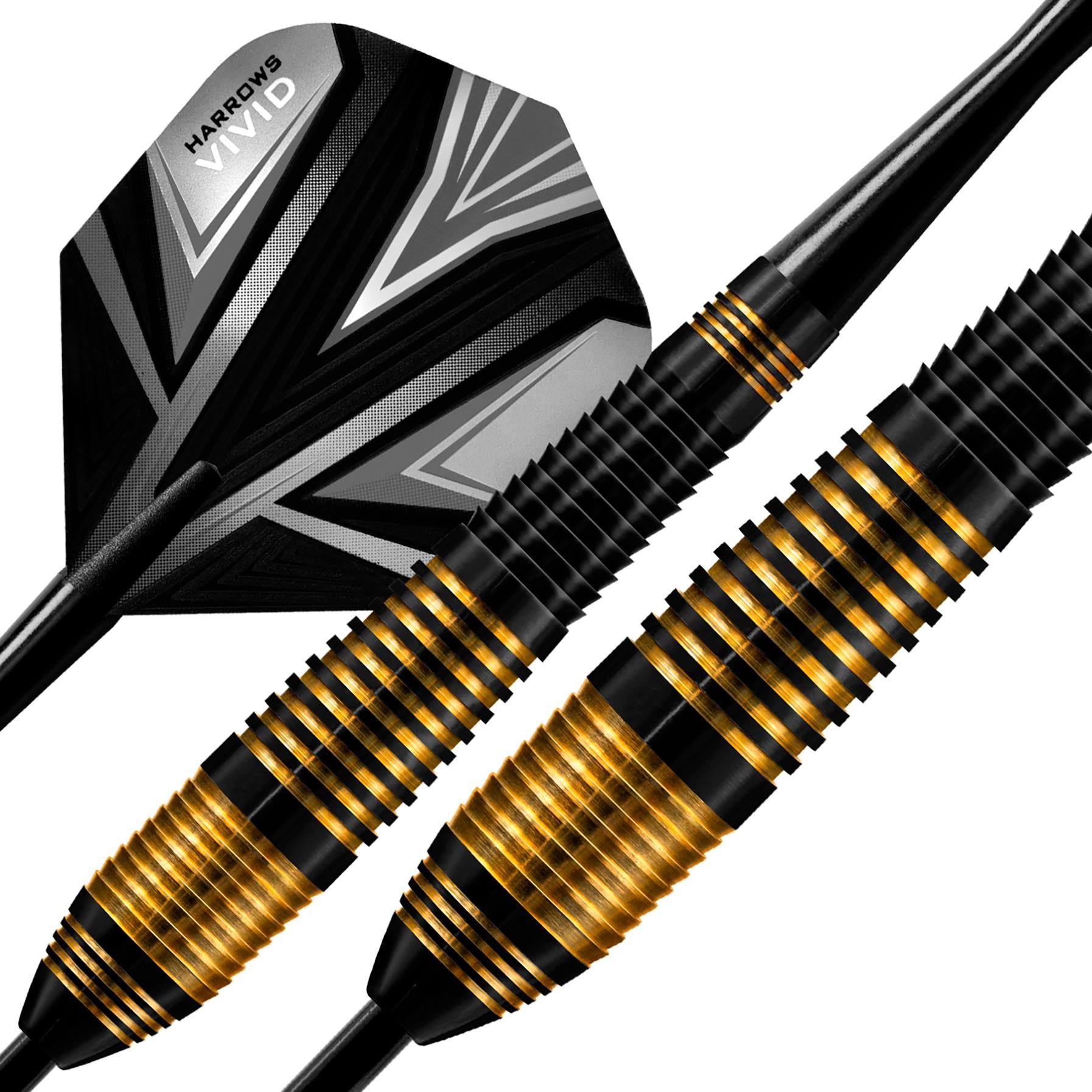 harrows-vivid-brass-noir-fl-chettes-steel-tip image 3