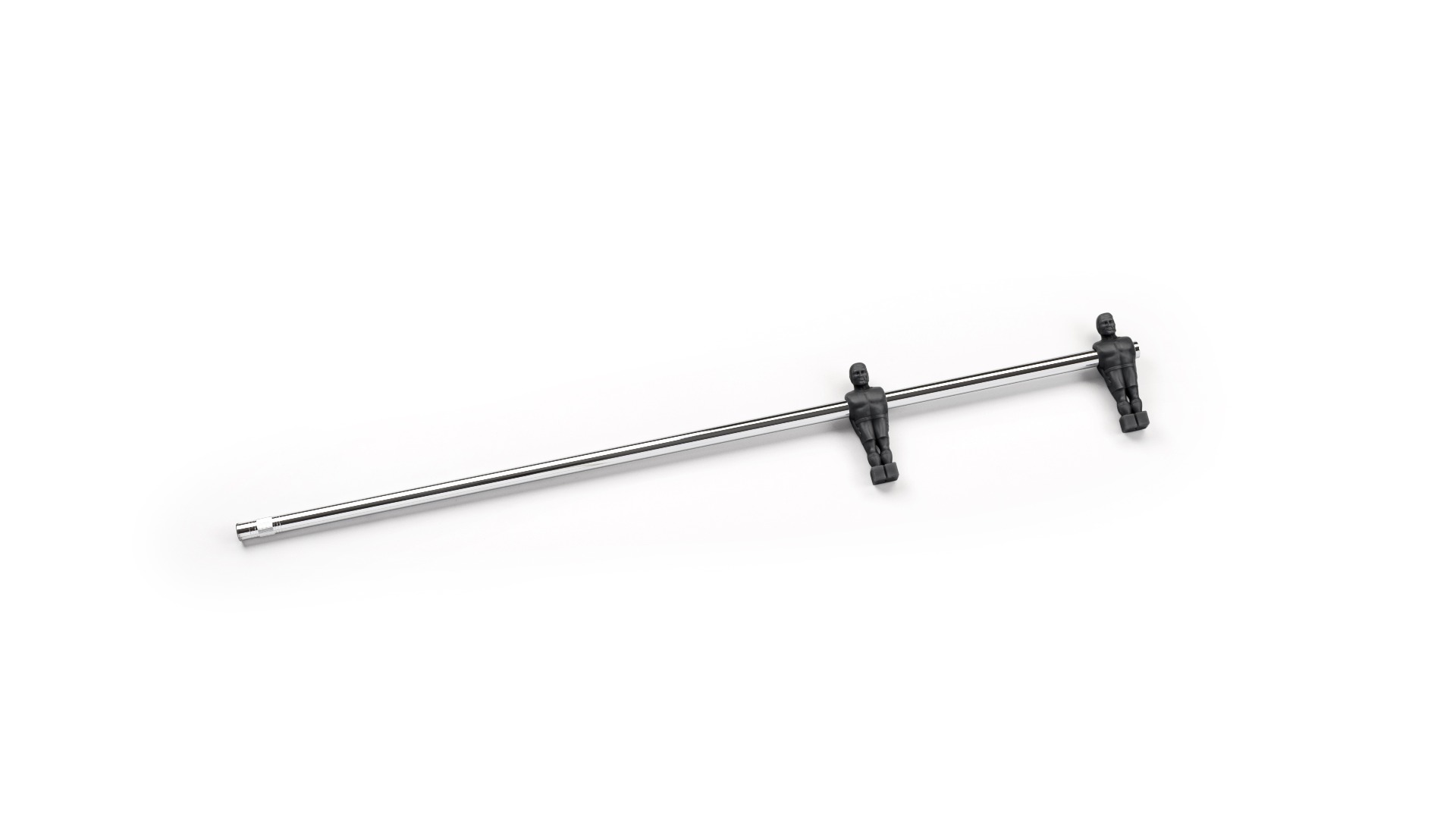 fas-pendezza-asta-2-ometti-rientrante-tige-de-rechange-16-mm-pour-baby-foot image 3