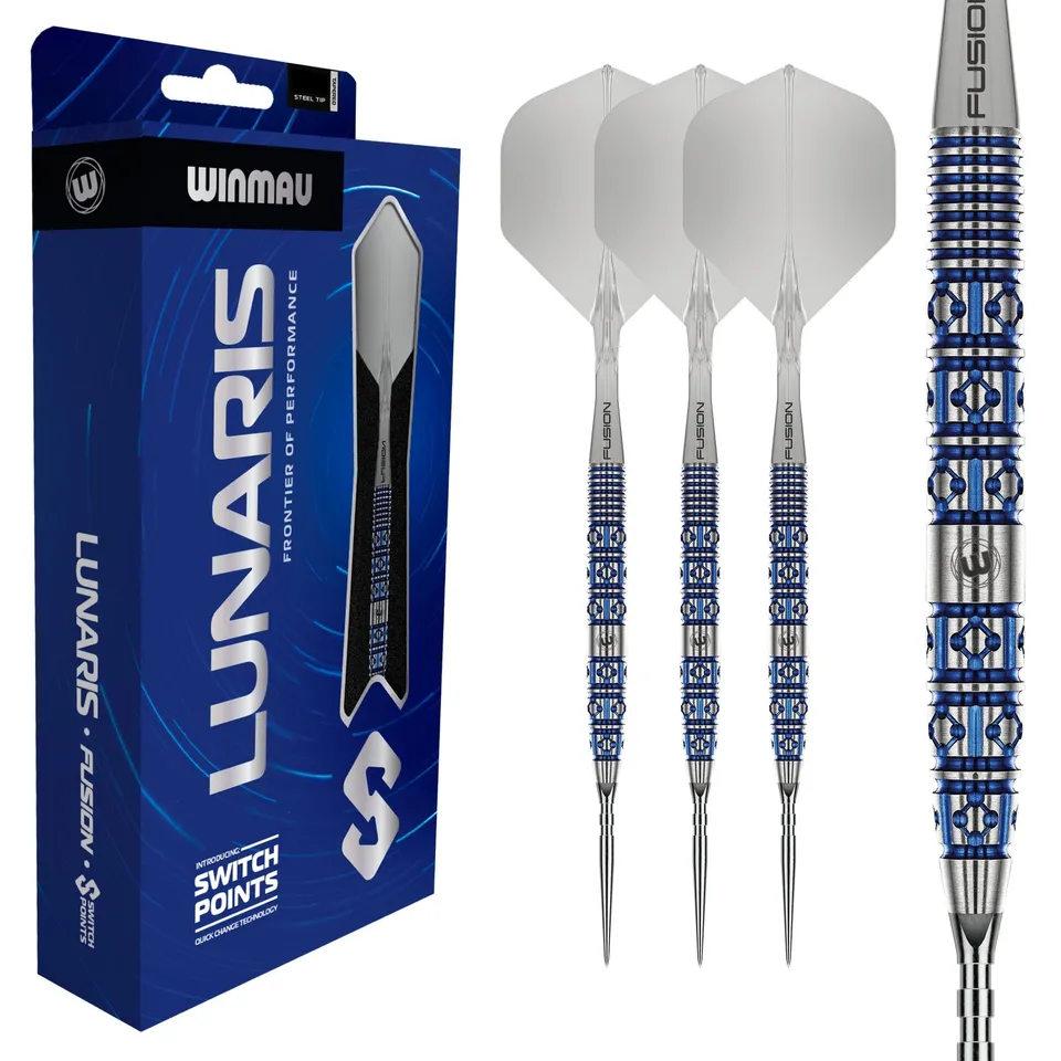 winmau-lunaris-fl-chettes-switch-point-tapered-bleu-lectrique image 1