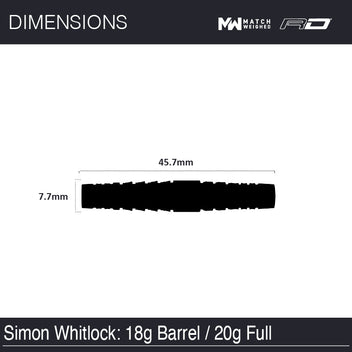 winmau-simon-whitlock-atomised-player-edition-soft-tip-fl-chettes-pointe-souple image 7