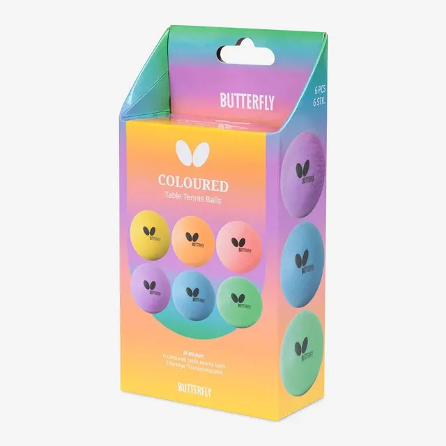 butterfly-balles-color-es-mix-6-pi-ces-balles-loisir image 1