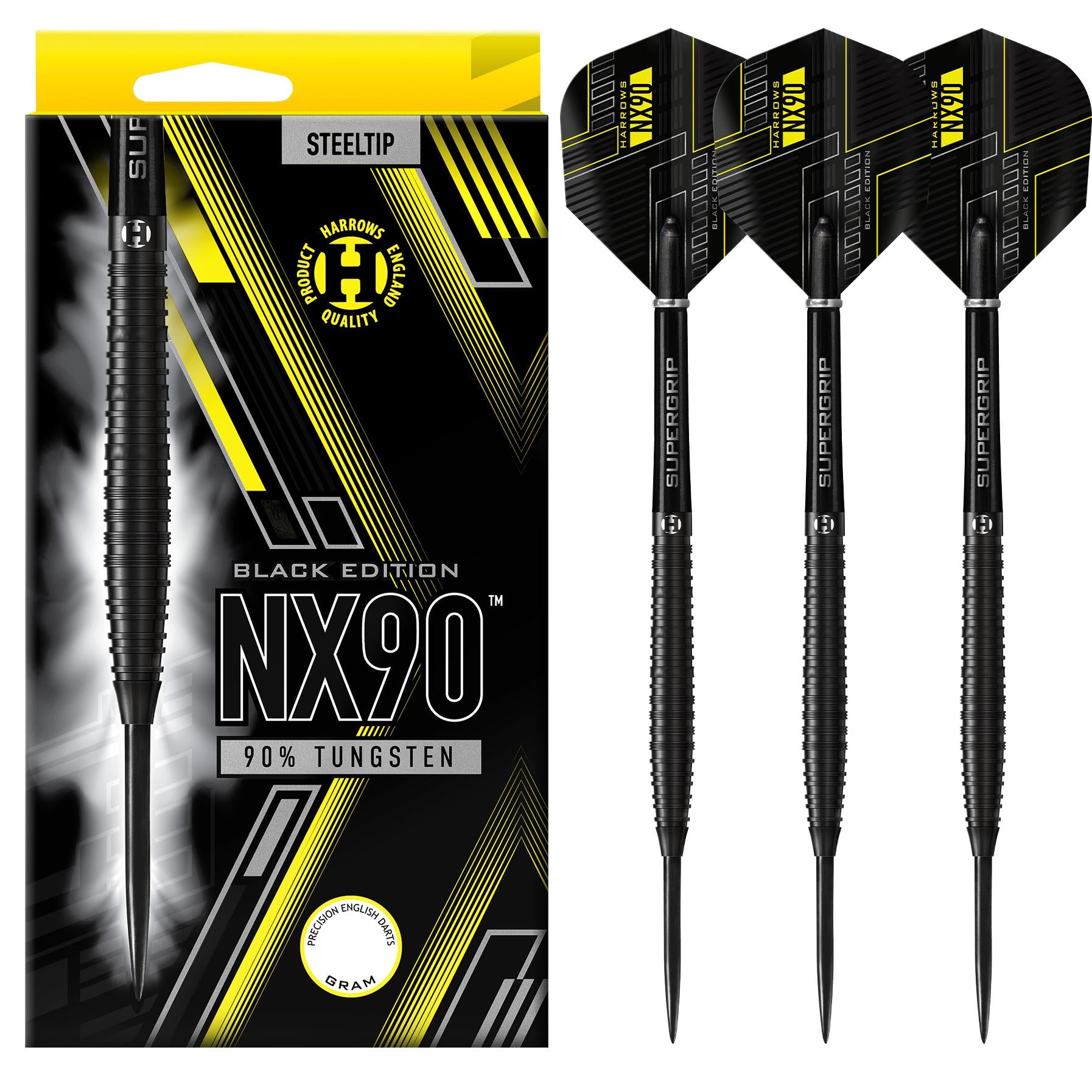 harrows-nx90-black-edition-90-fl-chettes-pointe-acier image 1
