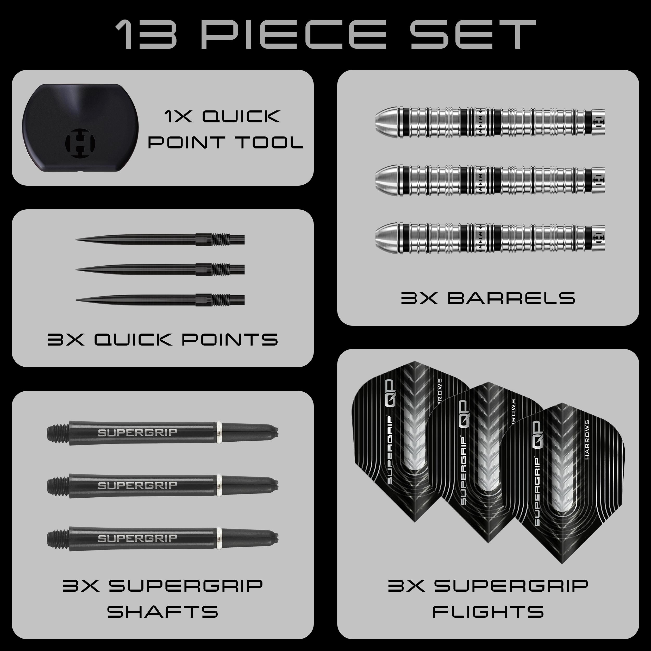 harrows-supergrip-qp-tapered-90-tungst-ne-steel-tip-quick-point image 6