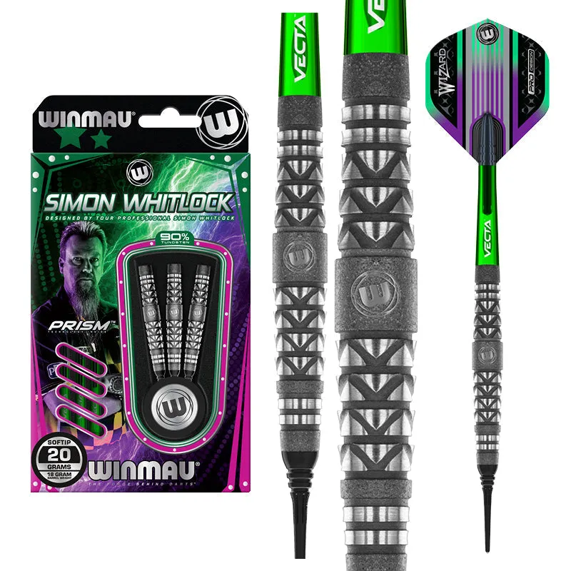 winmau-simon-whitlock-atomised-player-edition-soft-tip-fl-chettes-pointe-souple image 1